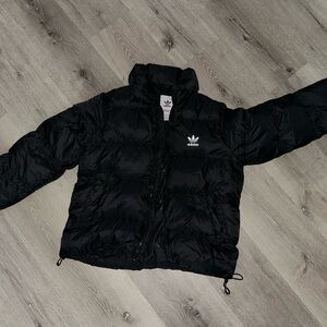 Adidas Black Quilted Jacket